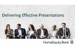 Delivering Effective Presentations